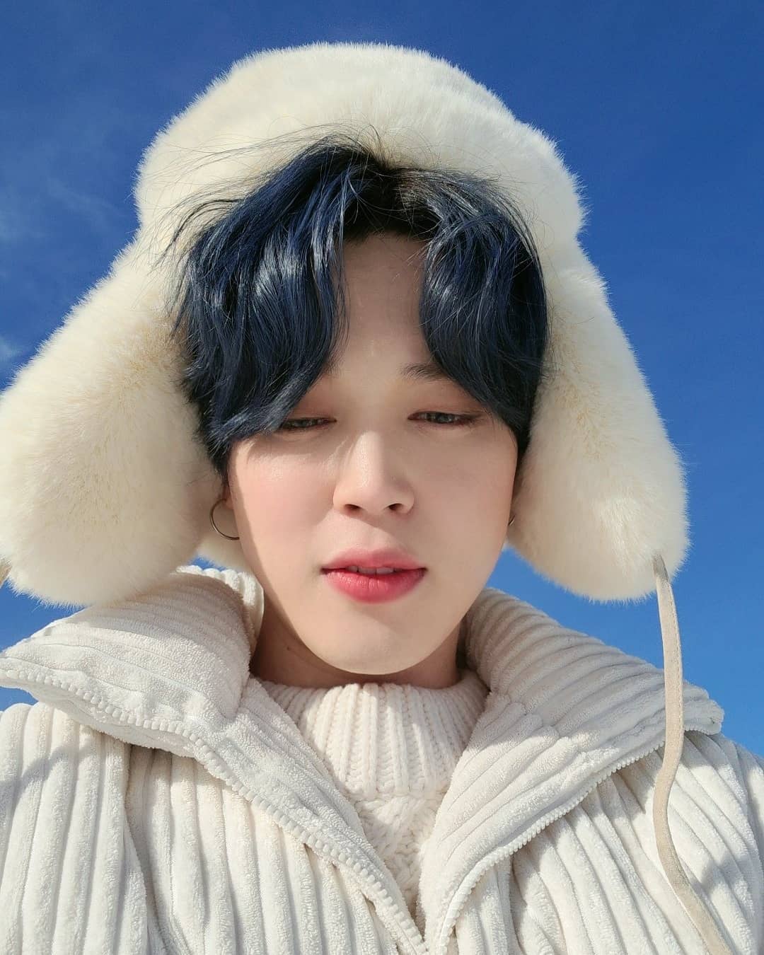 jimin cute hat