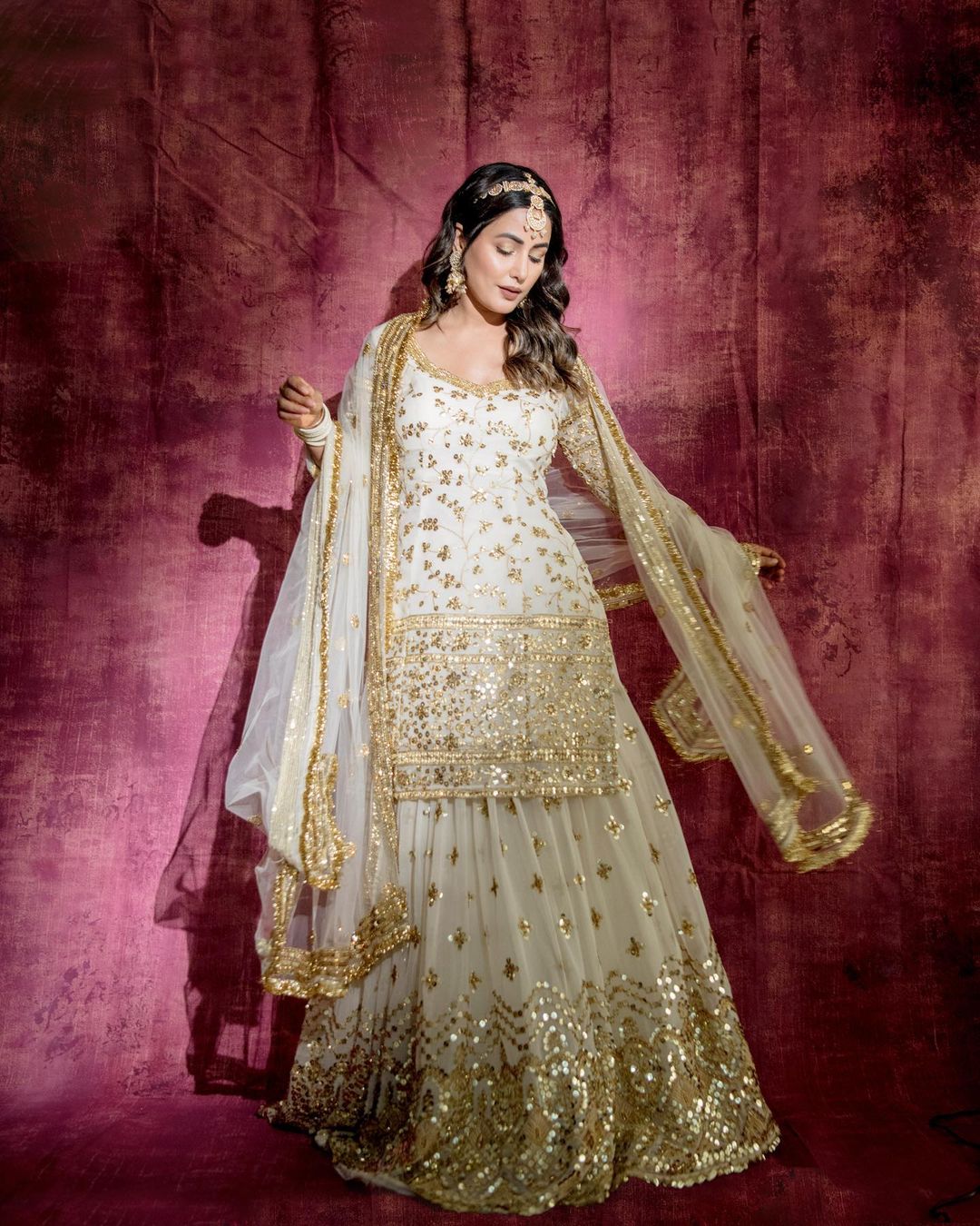 Rani Pink Lehenga In Golden Zari Work Embroidery Bridal Lehenga –  paanericlothing