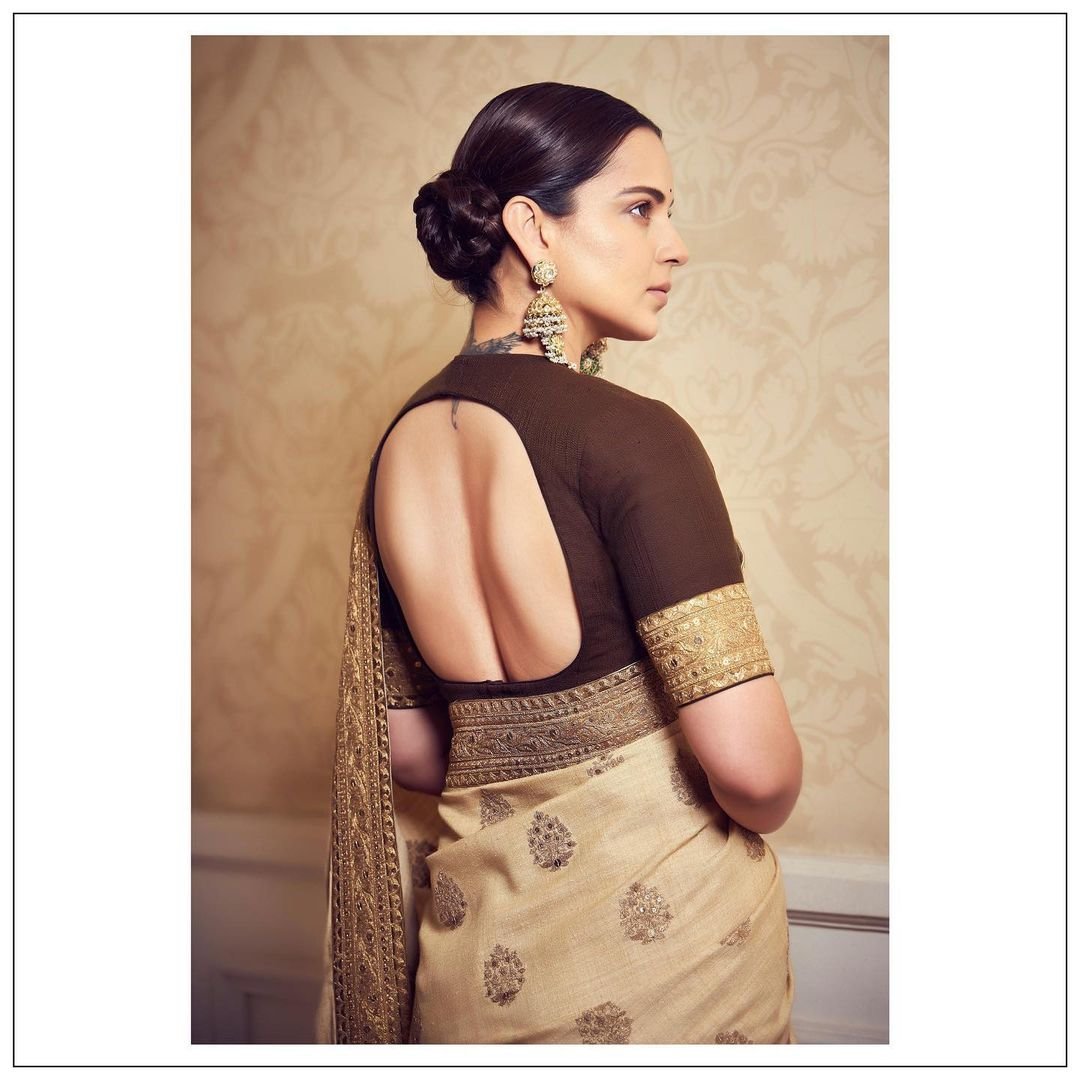 Buy Black and Golden Color Sequin Work Saree Blouse in USA – Pure Elegance