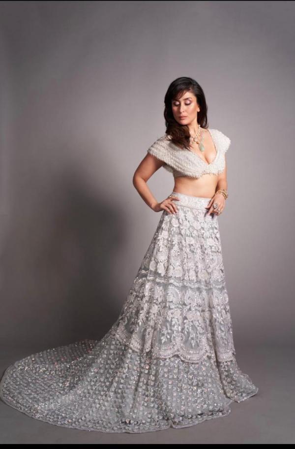 Kareena Kapoor Khan in Shayamal & Bhumika lehenga and Goenka India  jewellery for Bridal Asia Magazine! Styled by Mohit Rai! @romasingh1... |  Instagram