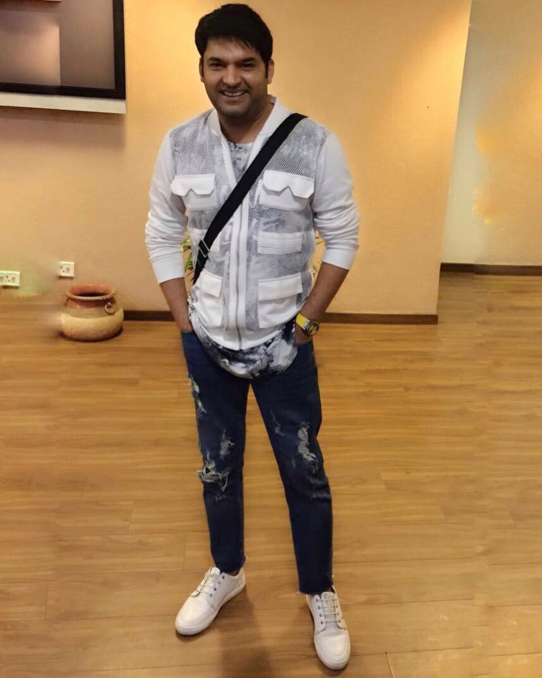 Asim Stan on X: #MCStan 's shoes on Kapil Sharma Show prize is around 25  Lakhs 😱😱 isme to mera ghar jayenga😭  / X