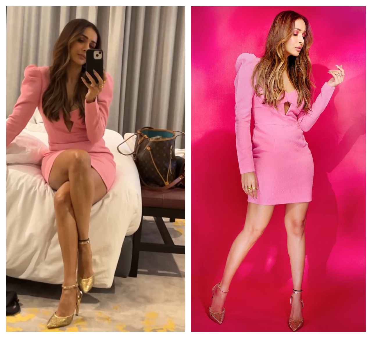 Malaika Arora in Rebecca Vallance pink dress proves why she’s the queen ...