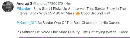 Sardar Twitter Review