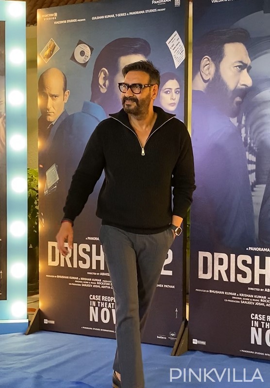 Ajay Devgn at Drishyam 2 success bash