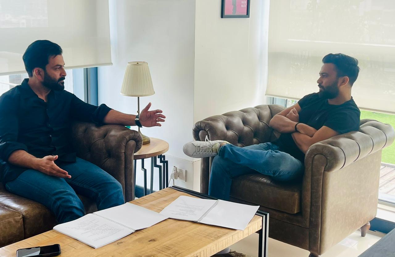 Ali Abbas Zafar with Prithviraj Sukumaran