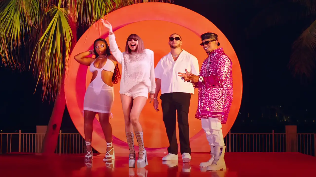 DJ Snake, Lisa, Megan Thee Stallion, and Ozuna; Picture Courtesy: YouTube @DJ Snake