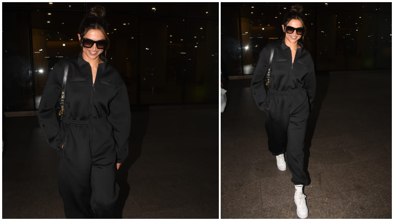 deepika padukone in black jumpsuit