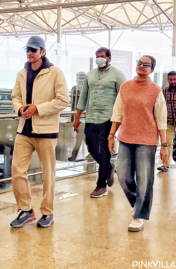 Mahesh Babu clicked at the airport with wife Namrata