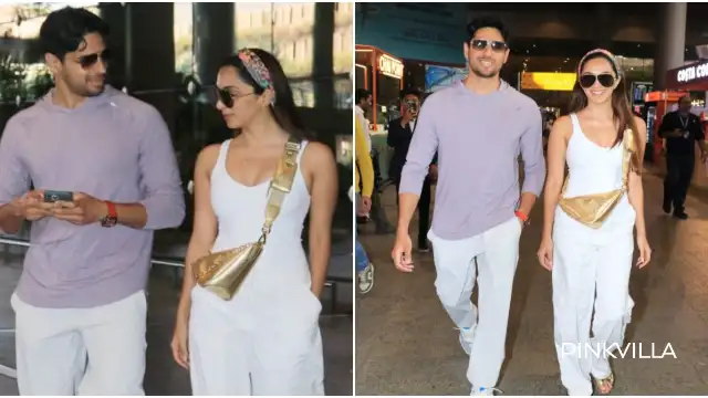 Sidharth Malhotra-Kiara Advani return from their honeymoon; Couple makes a chic appearance at Mumbai airport