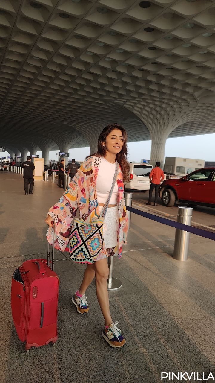 Shriya Saran's summer airport look 