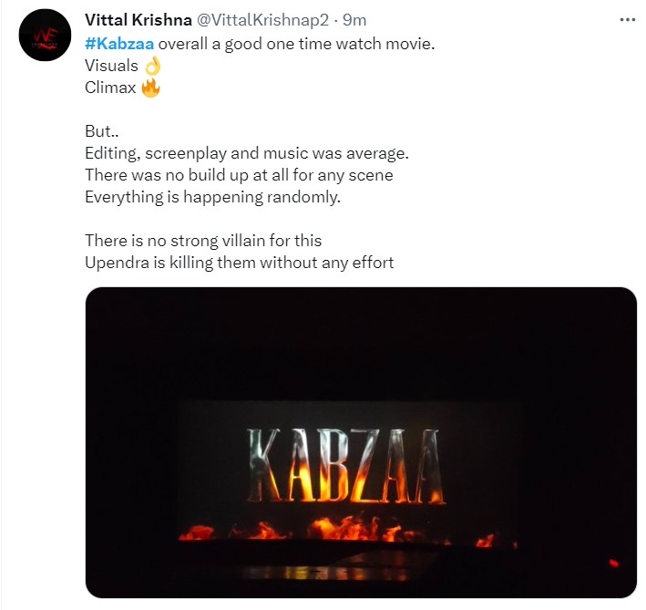 Kabzaa Movie Review