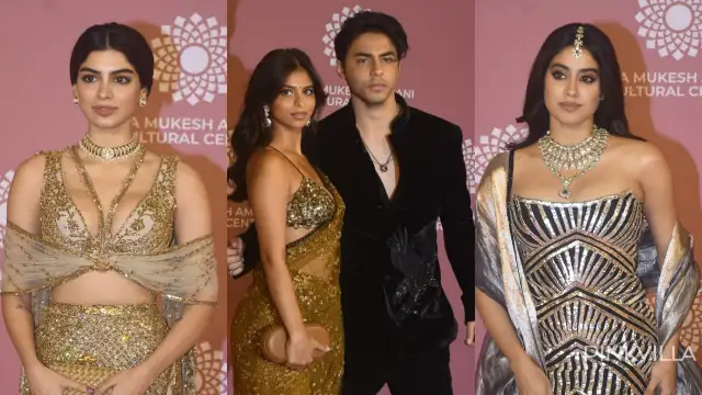 Aryan Khan, Suhana Khan, Janhvi Kapoor, Khushi  Kapoor