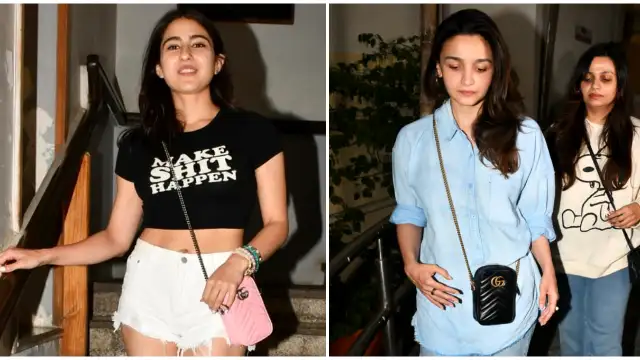 Sara Ali Khan and Alia Bhatt are stylish Gucci girls with GG Marmont mini  bags; Check out its cost | PINKVILLA