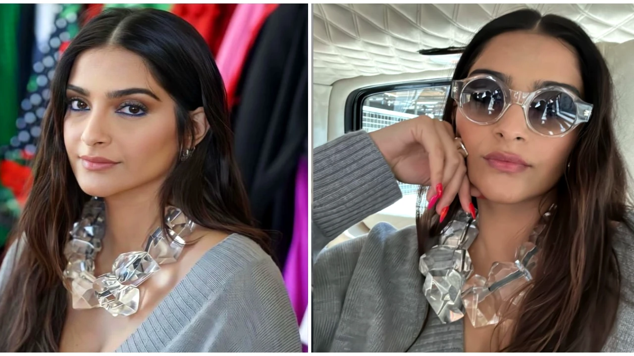 Sonam Kapoor takes over London streets in Edward Crutchley outfit, Monies necklace for pre birthday look