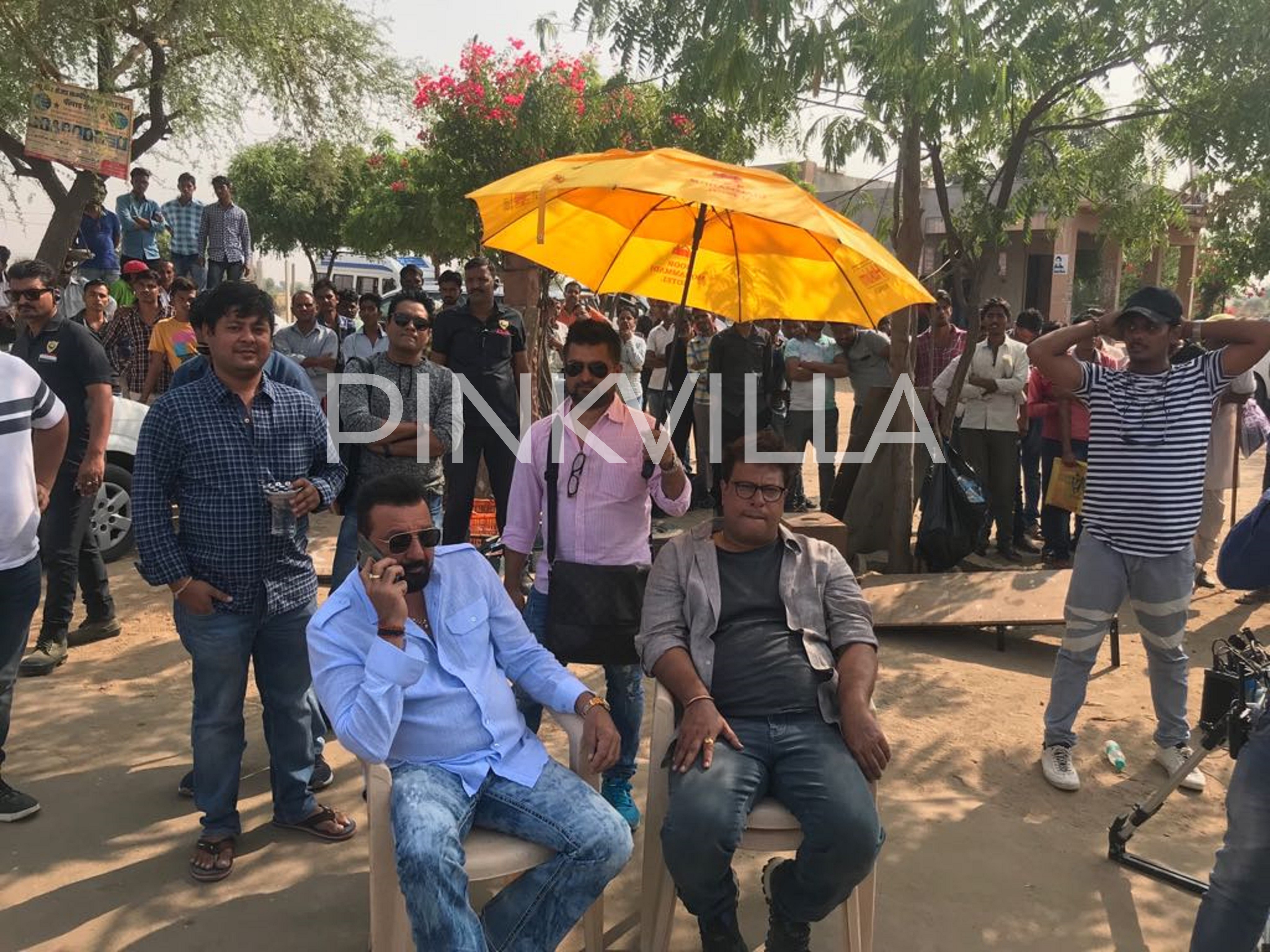 PHOTO: Sanjay Dutt chills on the sets of Saheb Biwi Aur Gangster 3