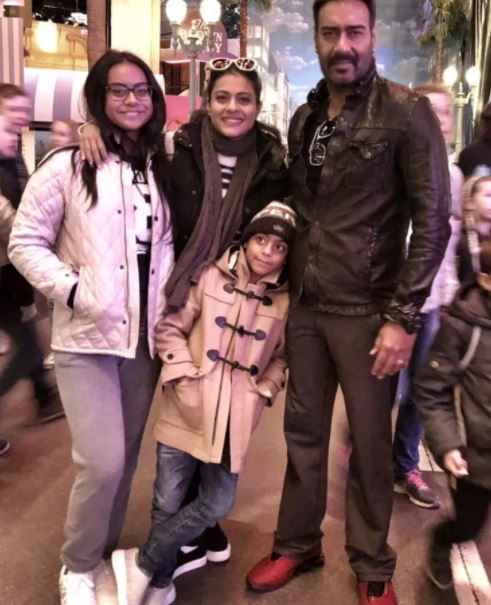 kajol devgan and ajay devgan family