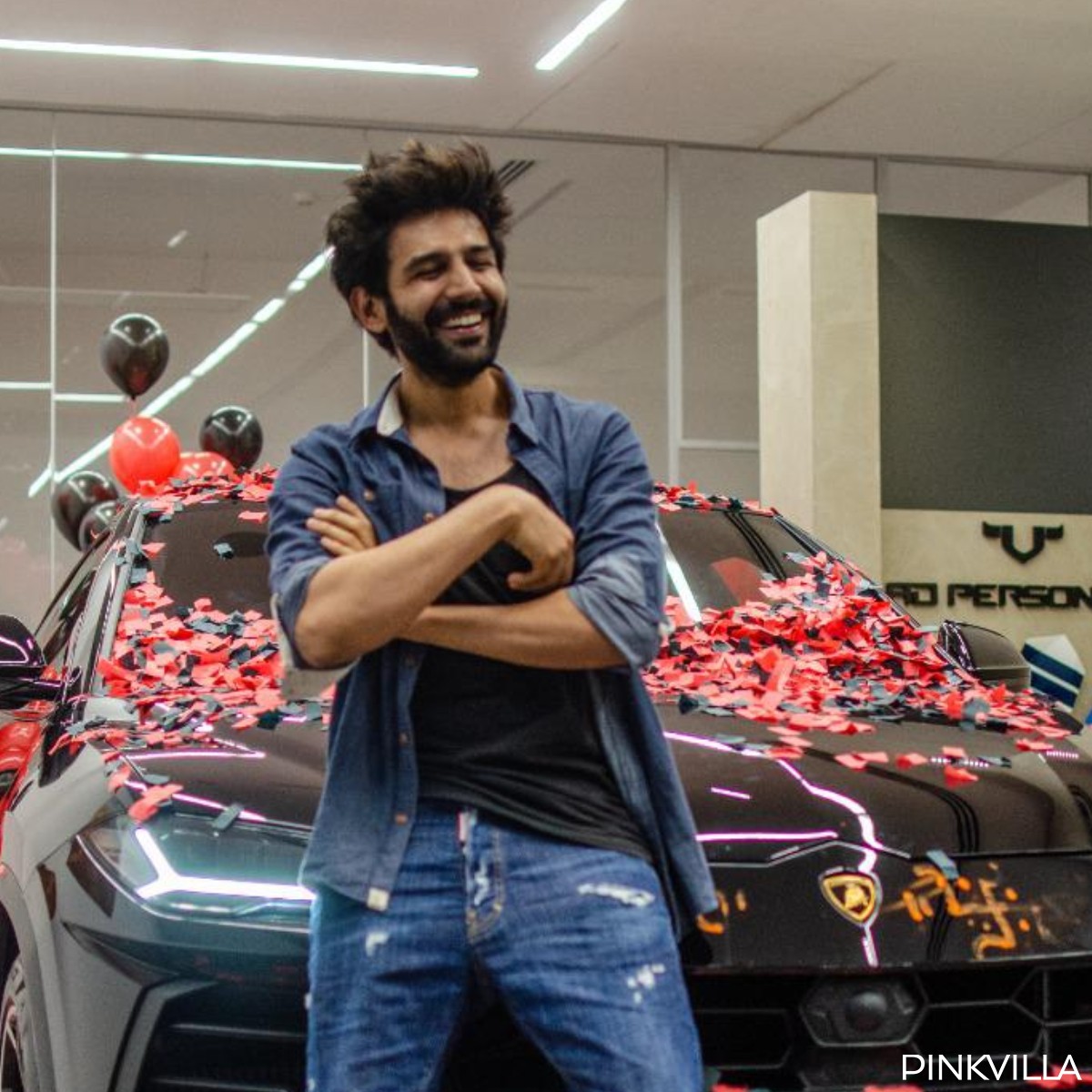 EXCLUSIVE PICS: Kartik Aaryan steps out for 1st time post testing Covid negative; Buys new car worth Rs 4.5 Cr