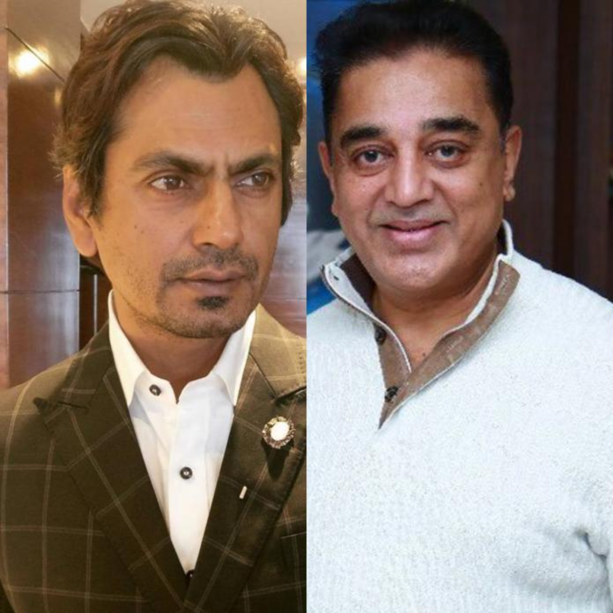 Nawazuddin Siddiqui says his idol Kamal Haasan is as good as Anthony Hopkins.