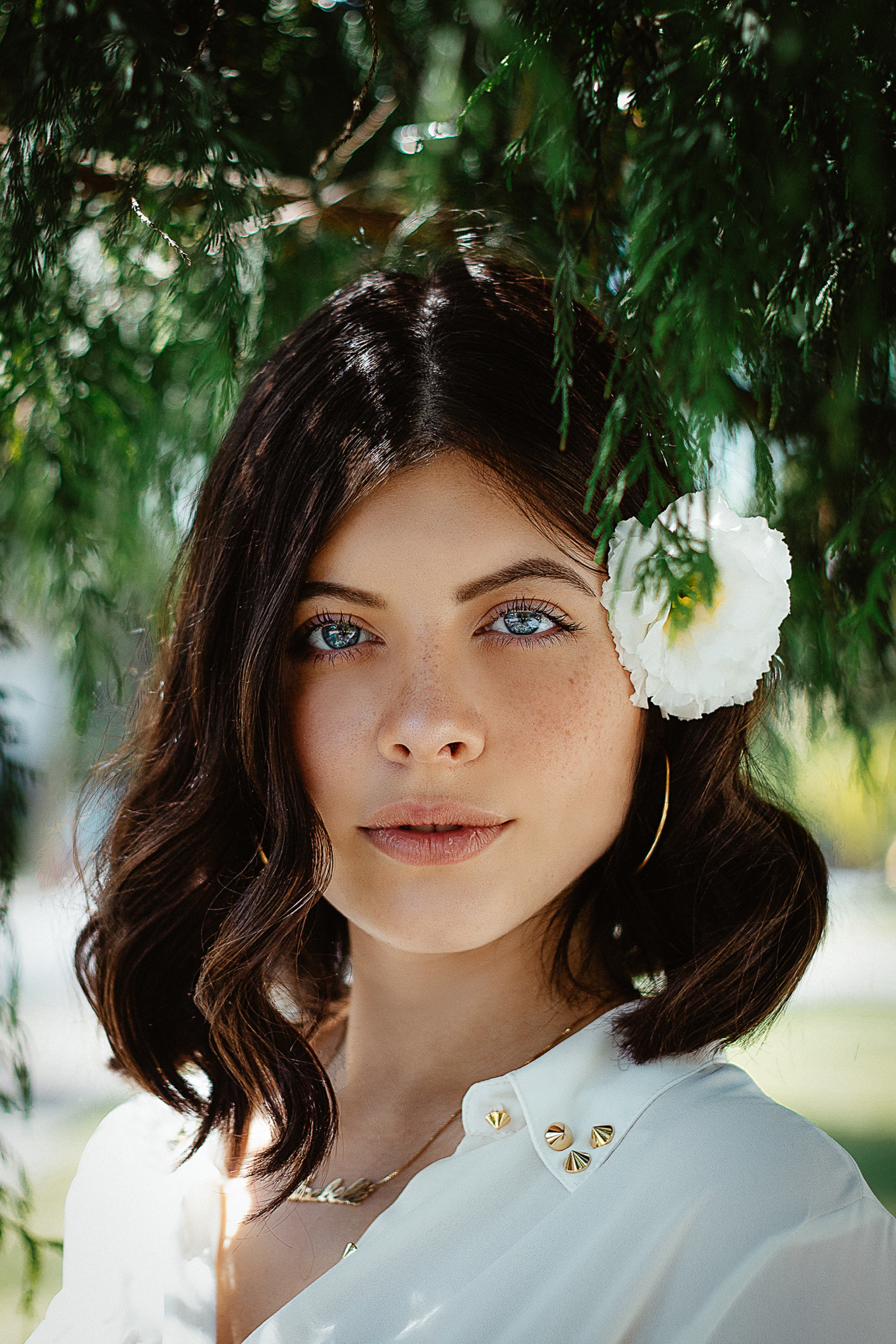 Shoulder-length layered haircuts medium shag with bangs