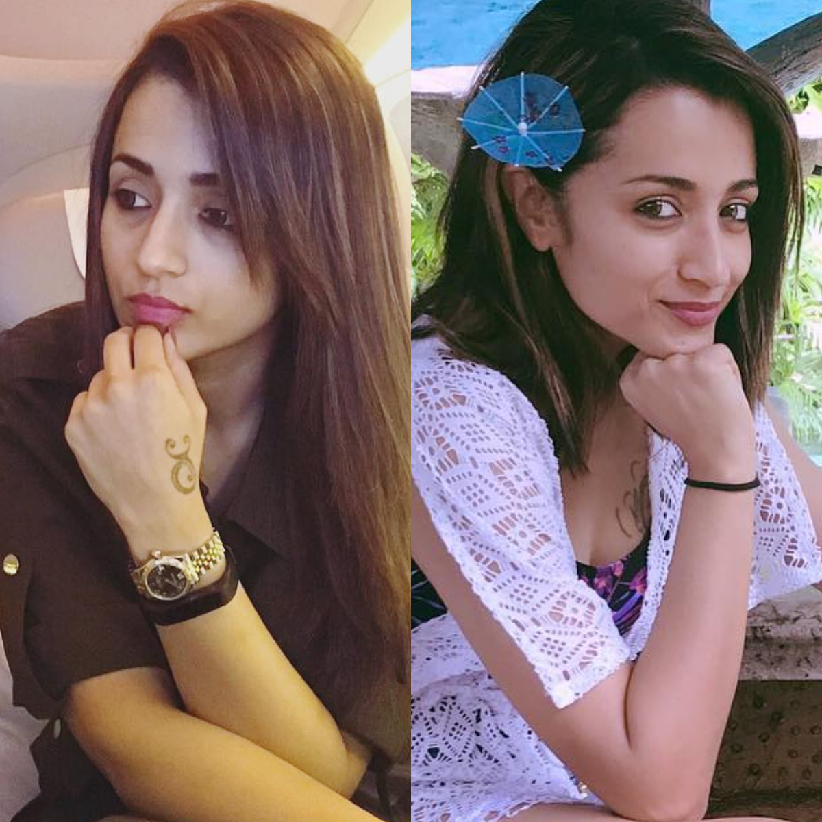 Two tattoos  Trisha Krishnan