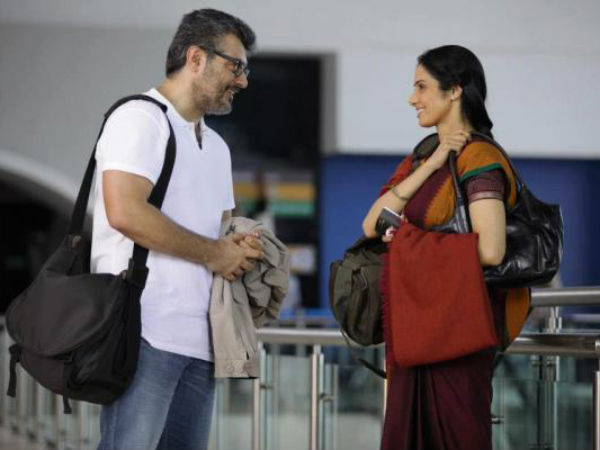 Ajith Kumar with Sridevi in English Vinglish