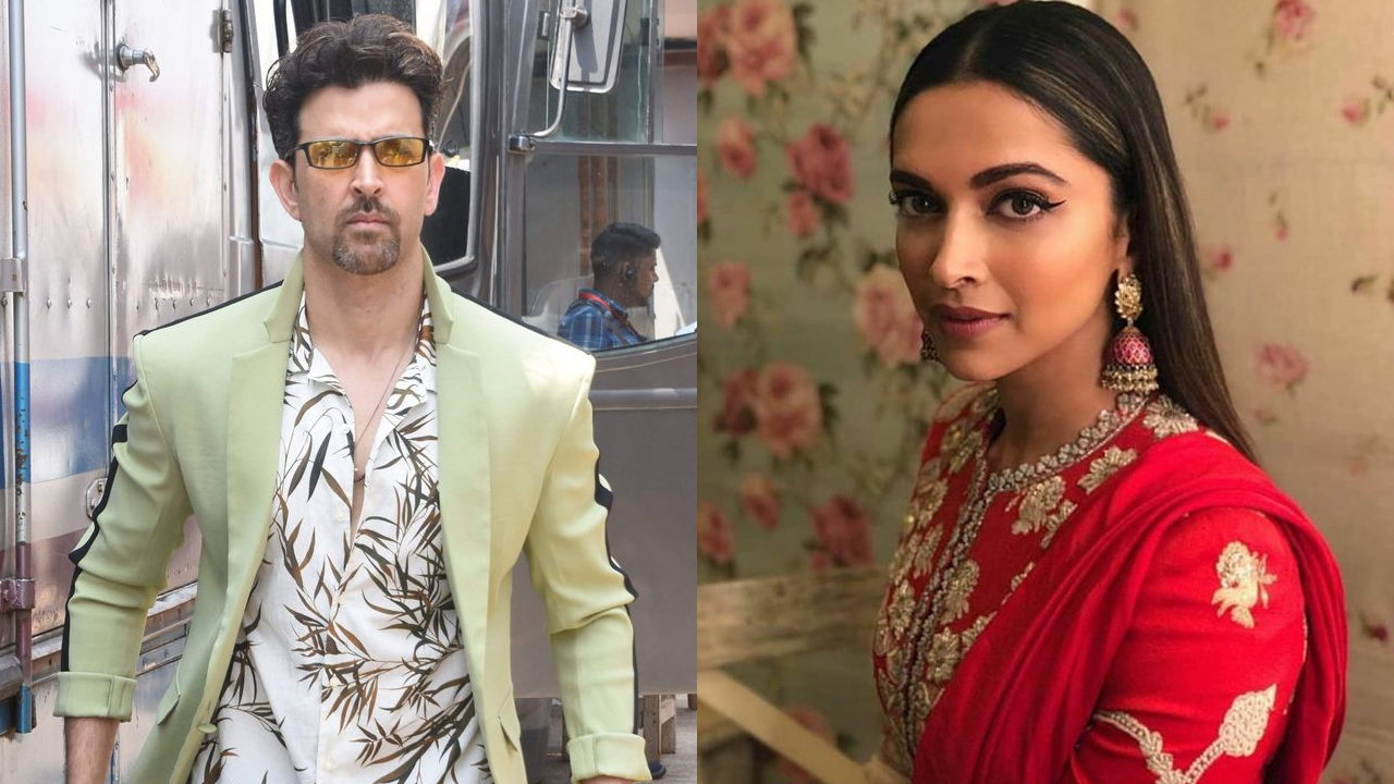 Hrithik Roshan and Deepika Padukone