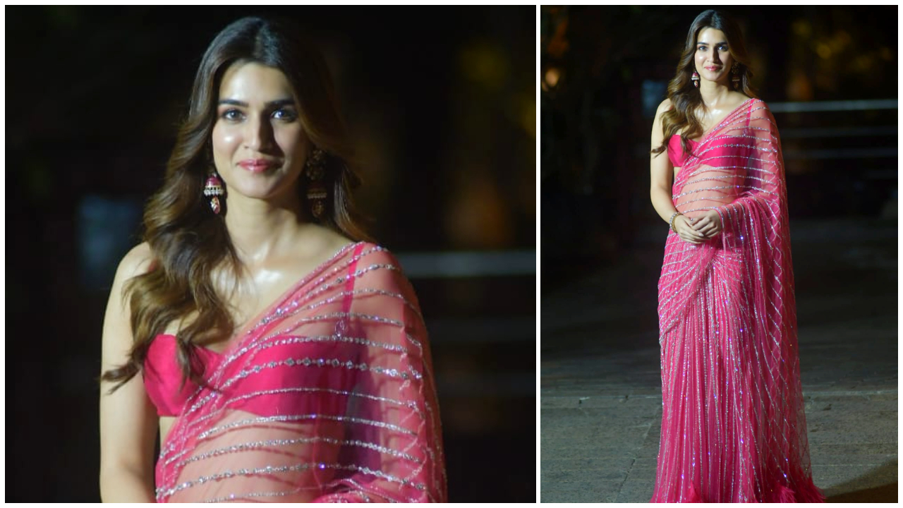 Kriti Sanon kept her Diwali outfits lit as ever with a striking ...