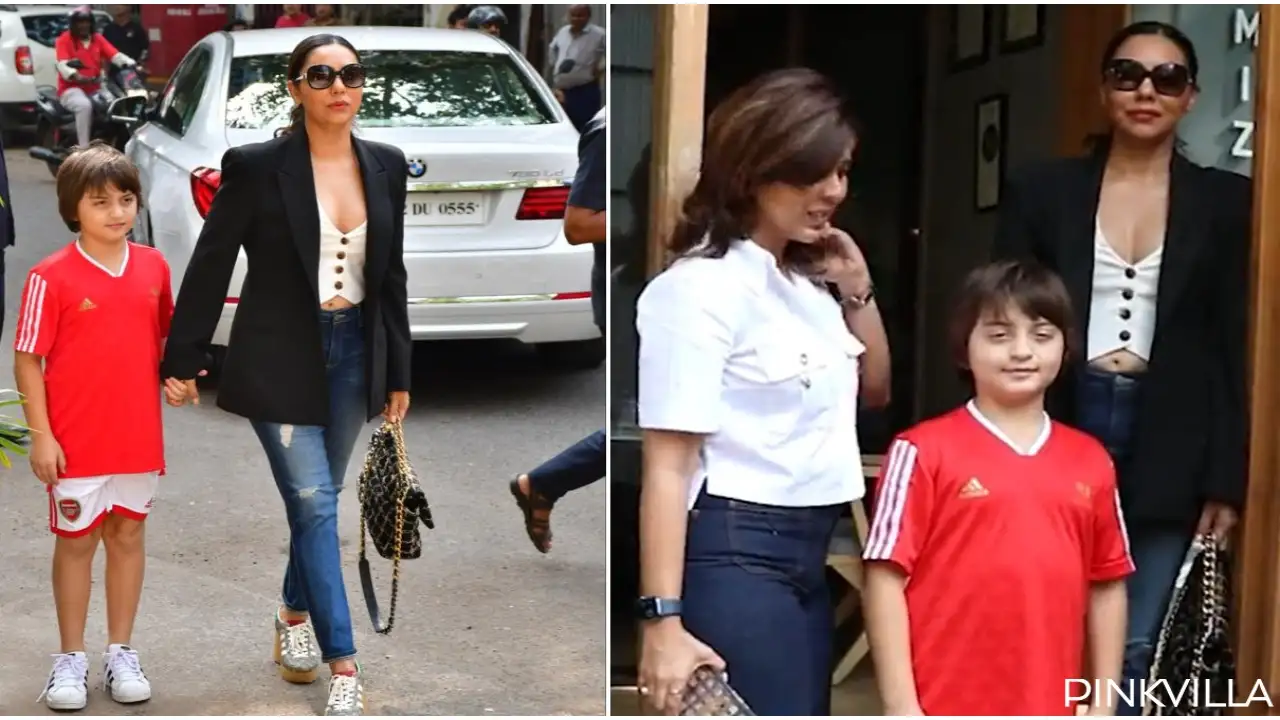 Watch Gauri Khan head out for lunch with son AbRam Khan; Fans call ...