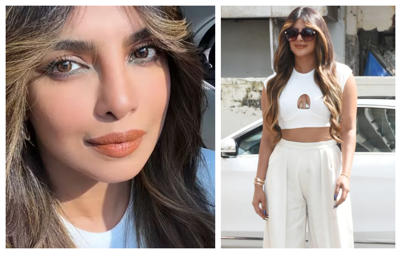 Priyanka Chopra’s Christopher Esber cutout top and wide-leg pants are ...