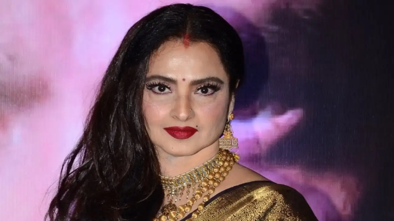 Rekha is a celebrity with a beauty mark