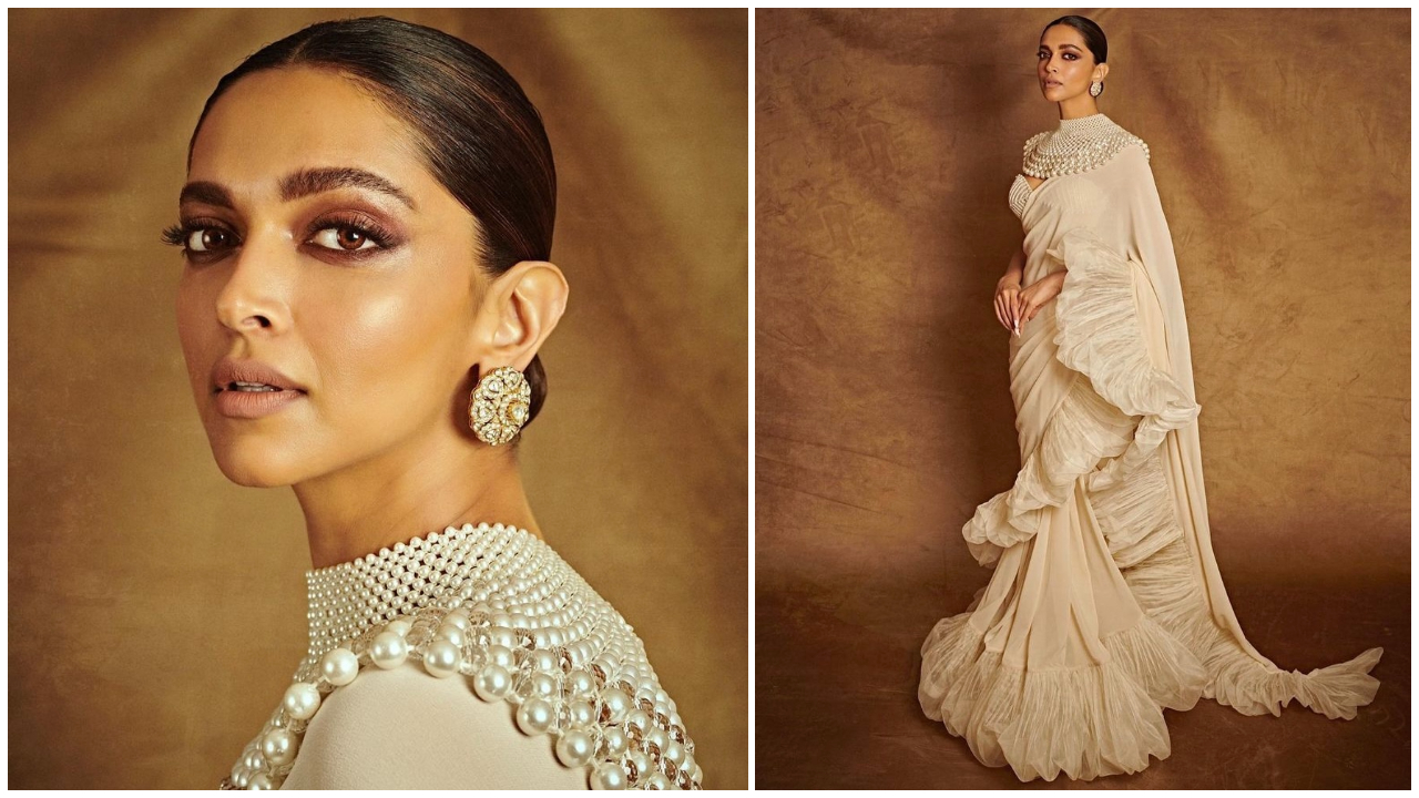 20 of Deepika Padukone's sarees that are all majestic, chic, and ...
