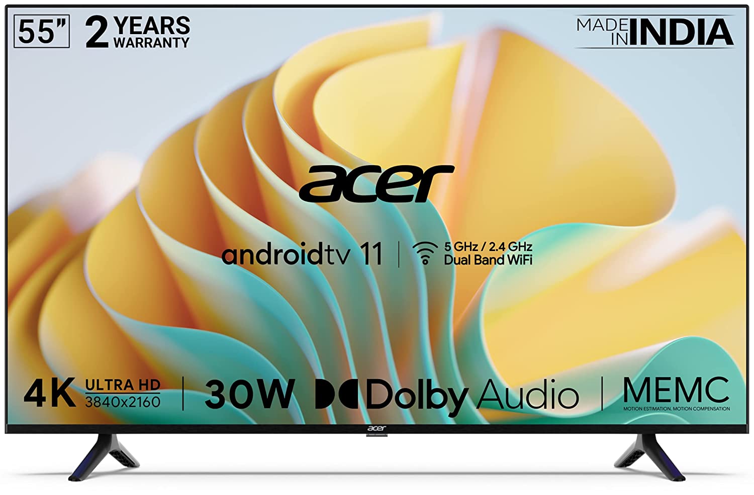 Acer 139 cm (55 inches) Android Smart LED