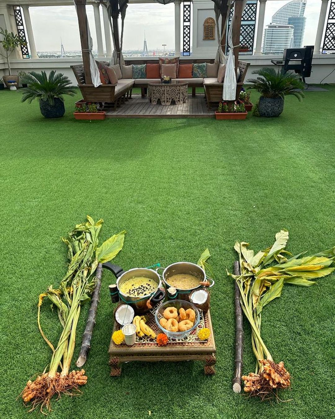 Terrace area of Madhavan's house