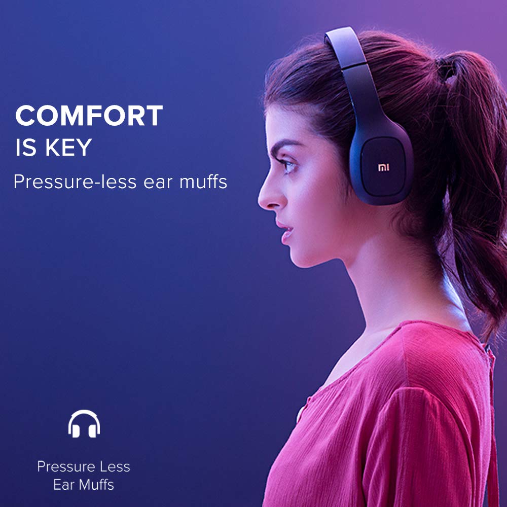 MI Super Bass Bluetooth Wireless On-Ear Headphones with Mic