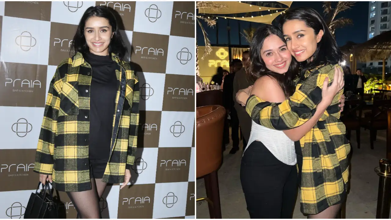 Shraddha Xnx - Shraddha Kapoor steps out in a stylish checkered shacket; Its AFFORDABLE  price will leave you surprised | PINKVILLA