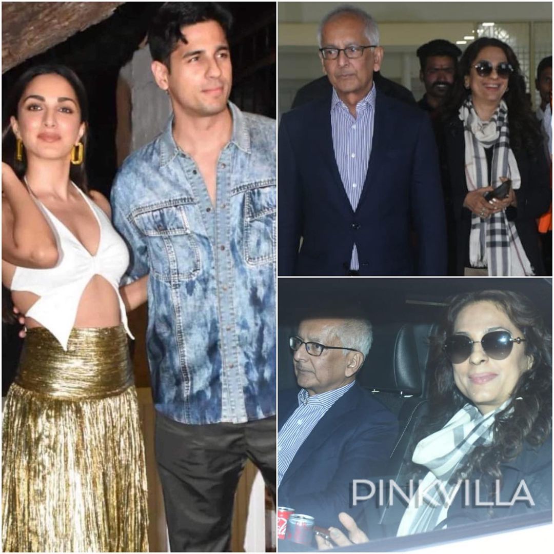 Juhi Chawla and Jay Mehta for Kiara Advani and Sidharth Malhotra's wedding