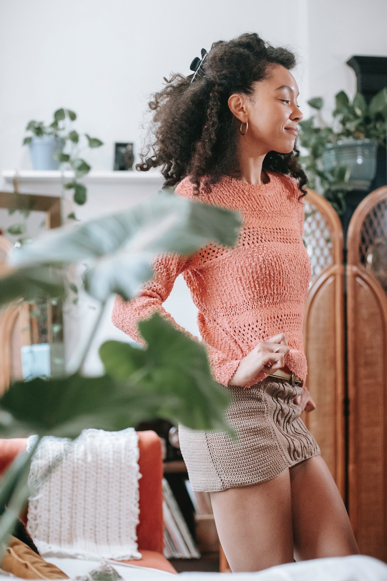  Knit Skirt with Sweater 