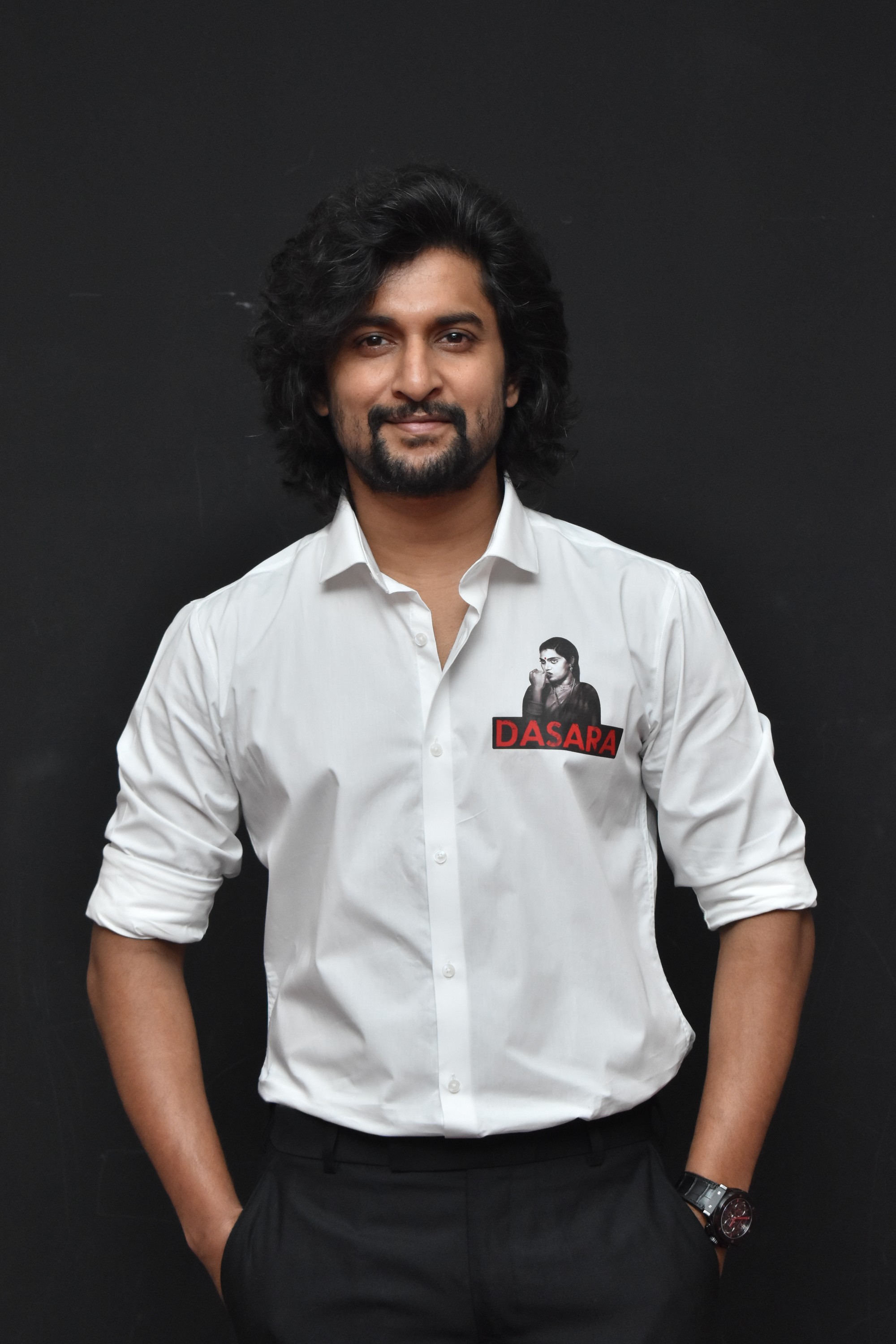 Nani looks ruggedly handsome in customised formals at Dasara song ...