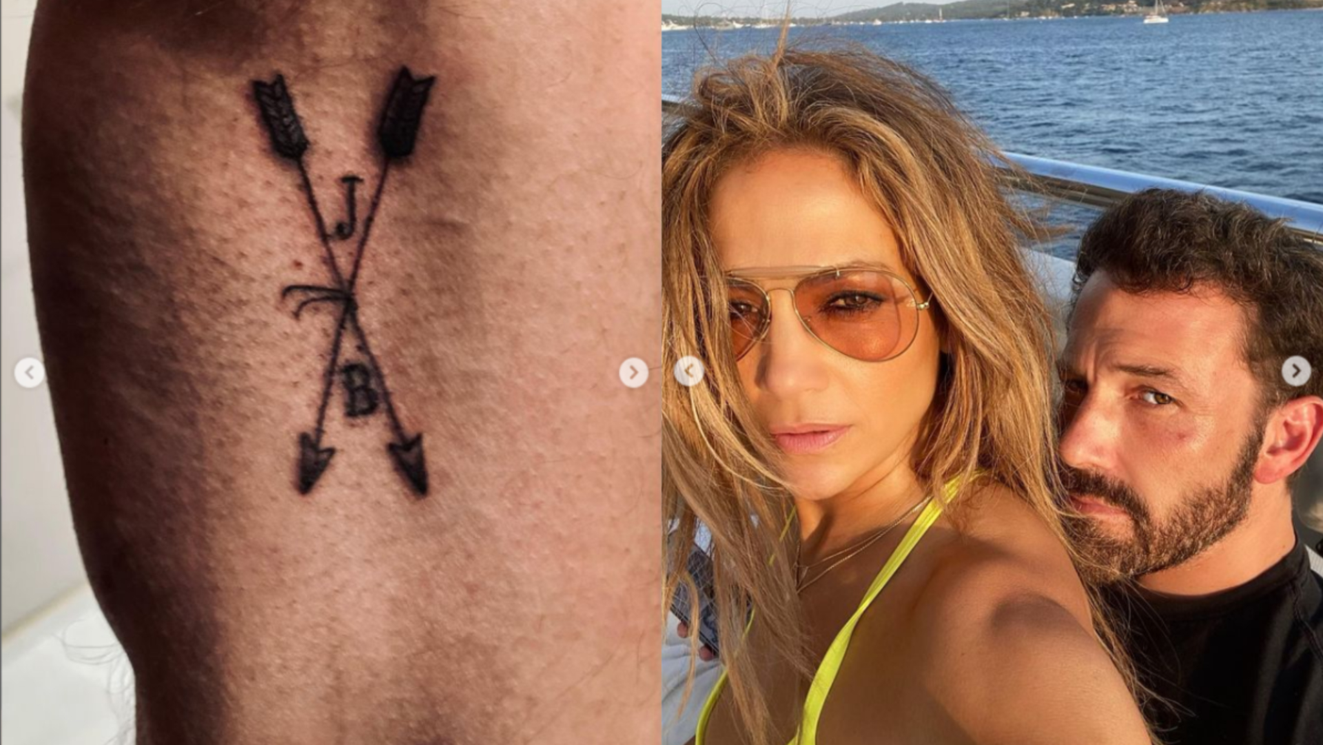 Jennifer Lopez Shows Off Her Infinity Tattoo for Ben Affleck in a Backless  Dress