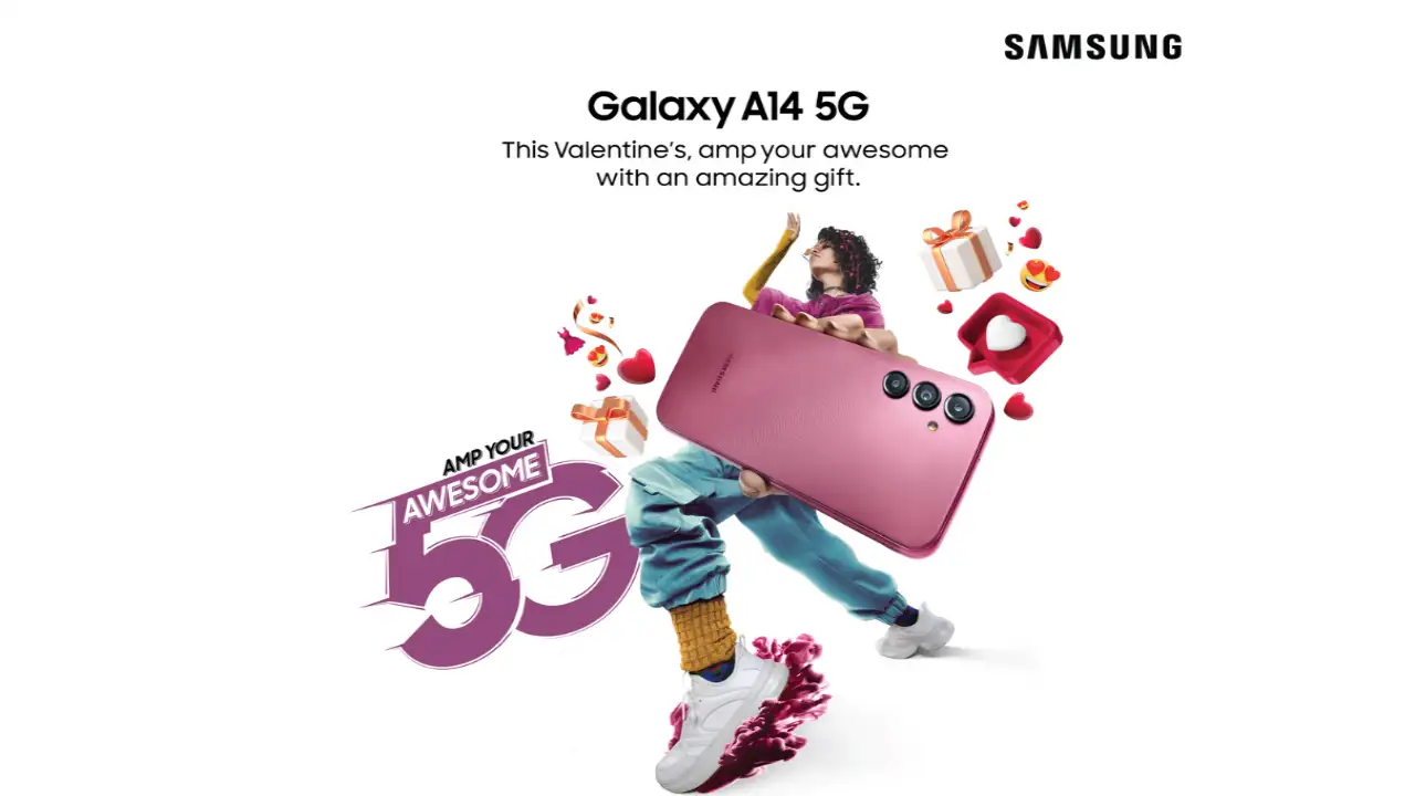 From outfits to gifts, here’s how you make a statement with Dark Red Galaxy A14 5G on Valentine’s Day