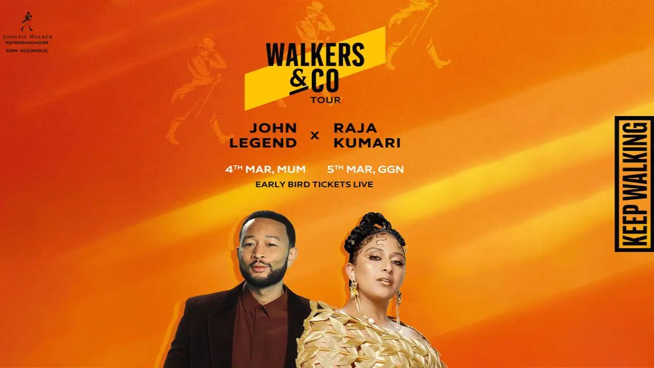 Walkers & Co. Tour brings John Legend and Raja Kumari together for an iconic experience in India