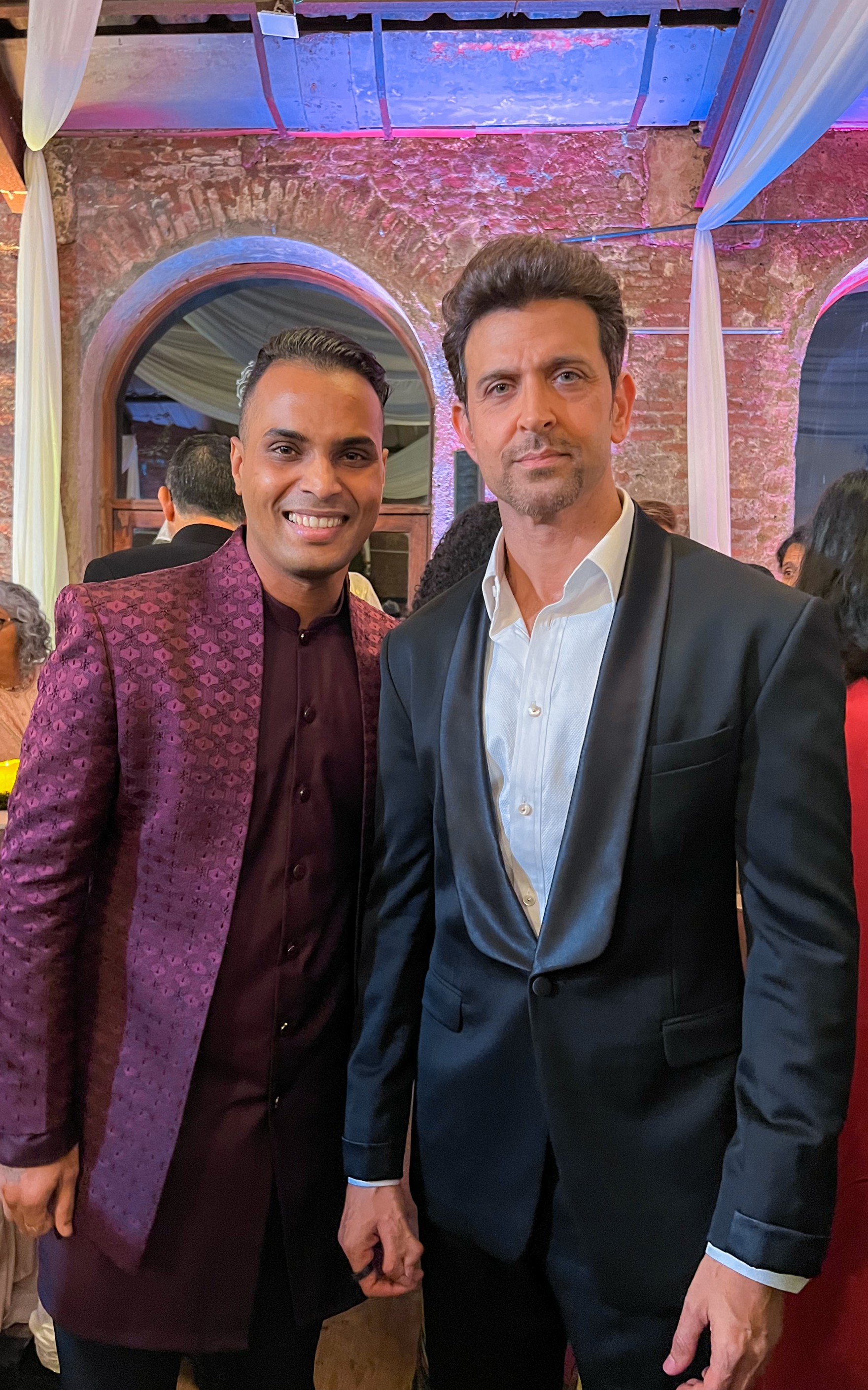 DJ Ganesh with Hrithik Roshan 