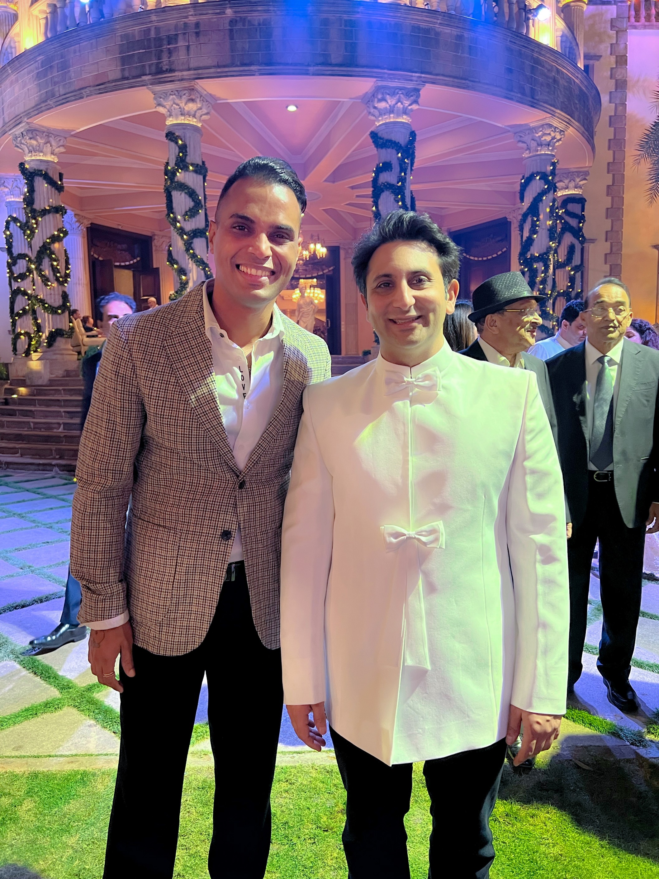 DJ Ganesh with Aadar Poonawala