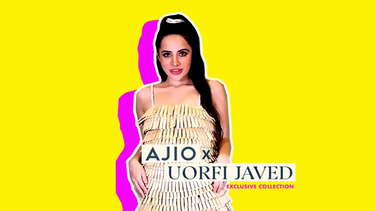 AJIO announced a new collection drop in collab with Uorfi Javed and it has left the netizens surprised!