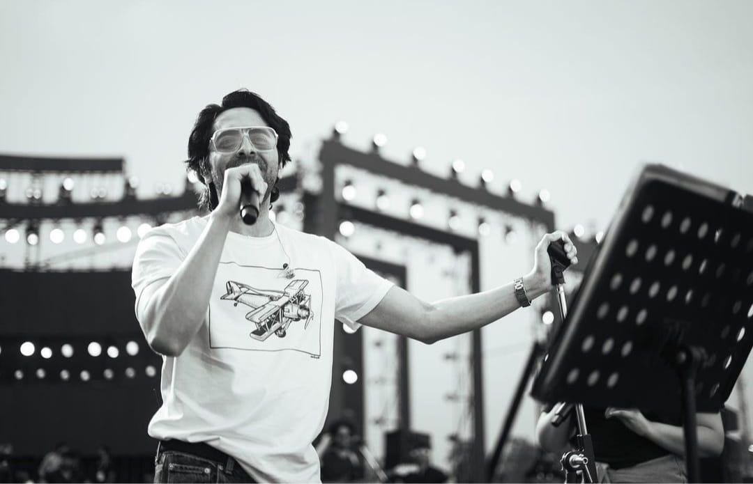 Ayushmann Khurana at a concert