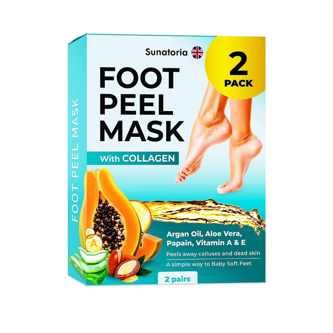 Peach Foot Peel Mask - for Dry Cracked Feet - Remove Dead Skin and Cal –  Lavinso