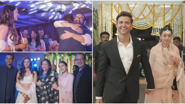Hrithik Roshan Xxx Vedio - INSIDE Madhu Mantena-Ira's starry reception: Hrithik Roshan-Saba, Aamir  Khan, Sara enjoy happy moments-WATCH | PINKVILLA