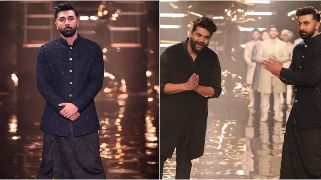 Ranbir Kapoor turns show stopper for Kunal Rawal; hunk calls late father  Rishi Kapoor and wife Alia Bhatt his 'fashion icons