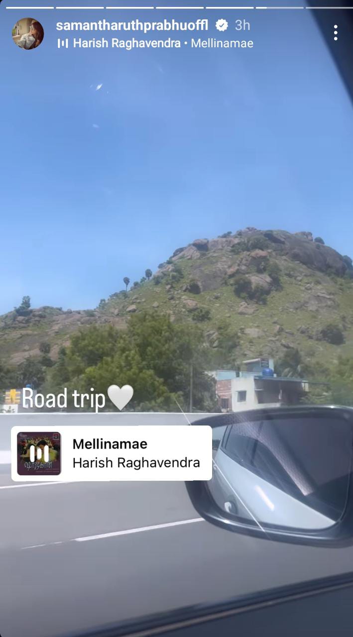 Samantha Ruth Prabhu begins her sabbatical with peaceful road trip