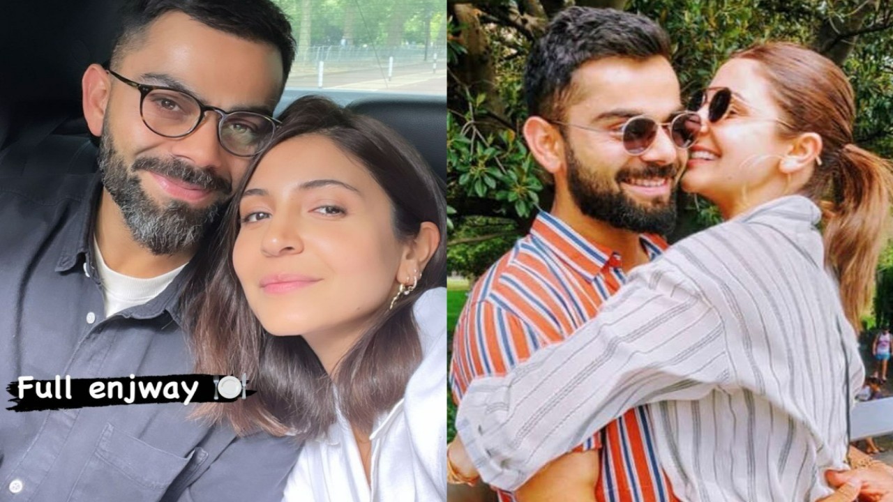 1280px x 720px - Anushka Sharma poses with hubby Virat Kohli as they enjoy a fun holiday in  London; See PIC | PINKVILLA